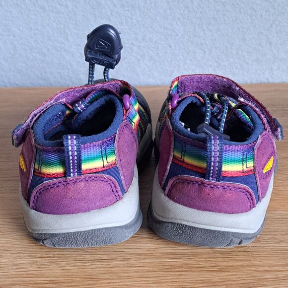 Keen Kids Toddler 8 Newport H2 Rainbow Sandals Waterproof Outdoor Pride Stripe - Picture 7 of 9